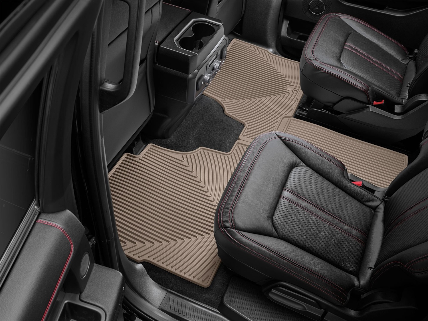 WeatherTech All Weather Floor Mats; Tan; Rear W478TN thumbnail 1