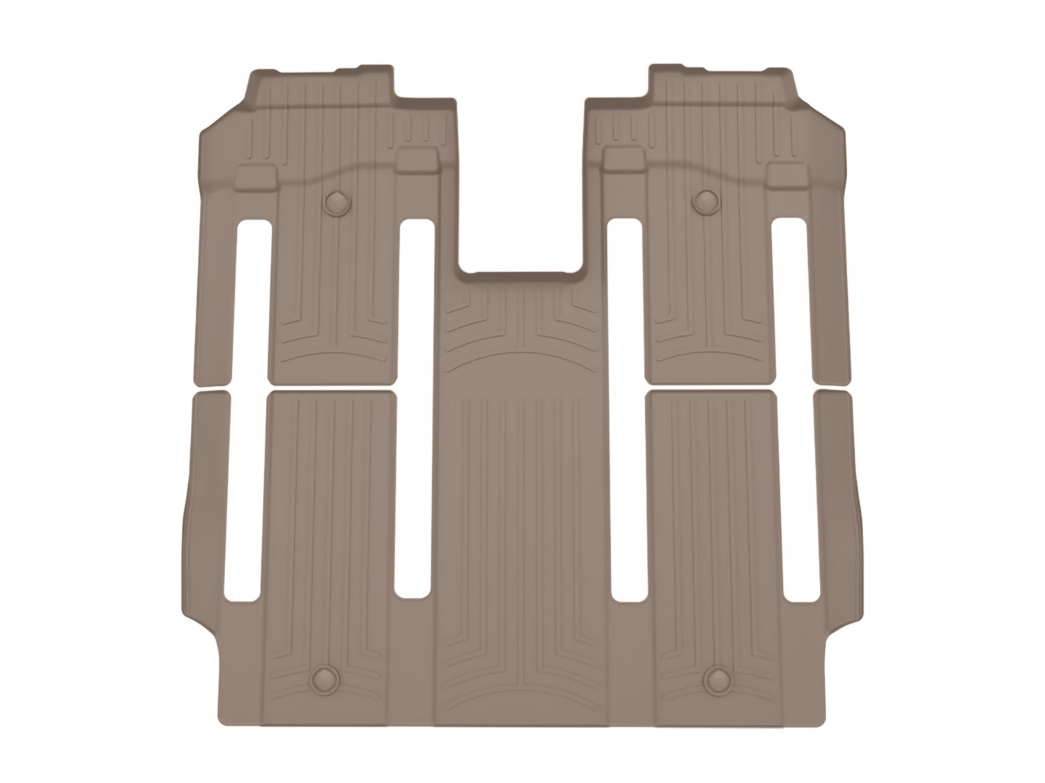 WeatherTech FloorLinerTM DigitalFit; Tan; Rear and Third Row 4516415 thumbnail 0