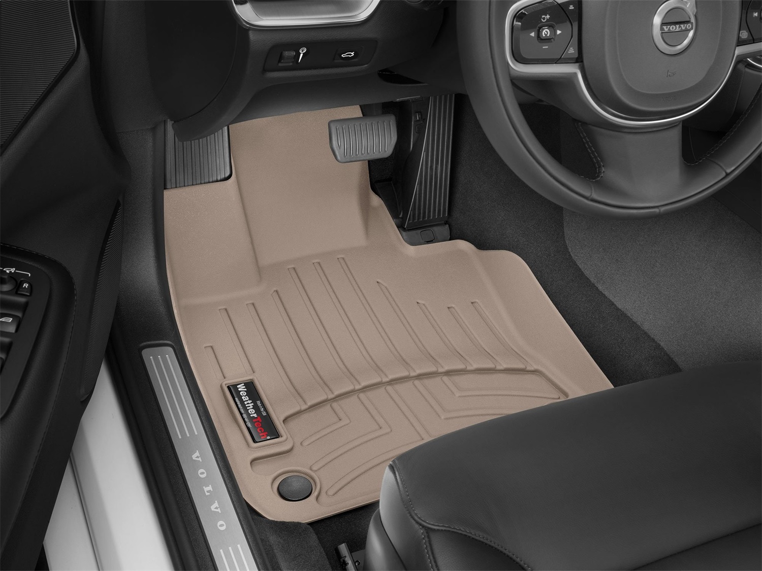WeatherTech FloorLinerTM DigitalFit; Tan; Front 4515251 thumbnail 0