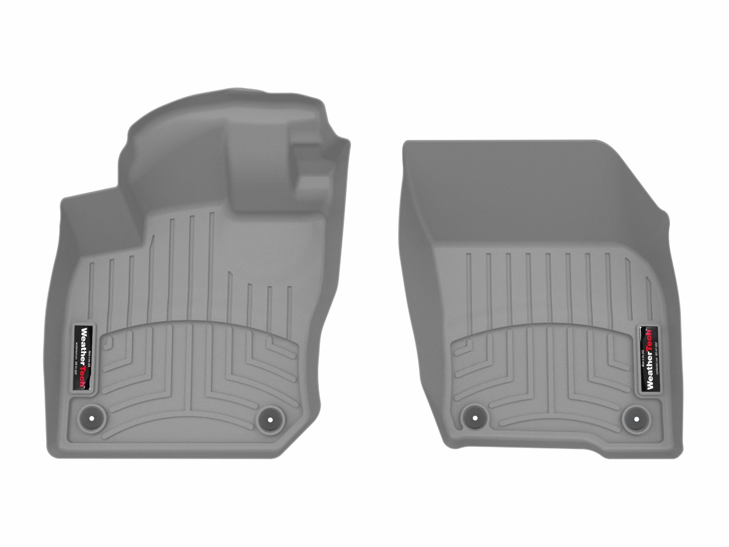 WeatherTech FloorLinerTM DigitalFit; Gray; Front 4619061 thumbnail 0