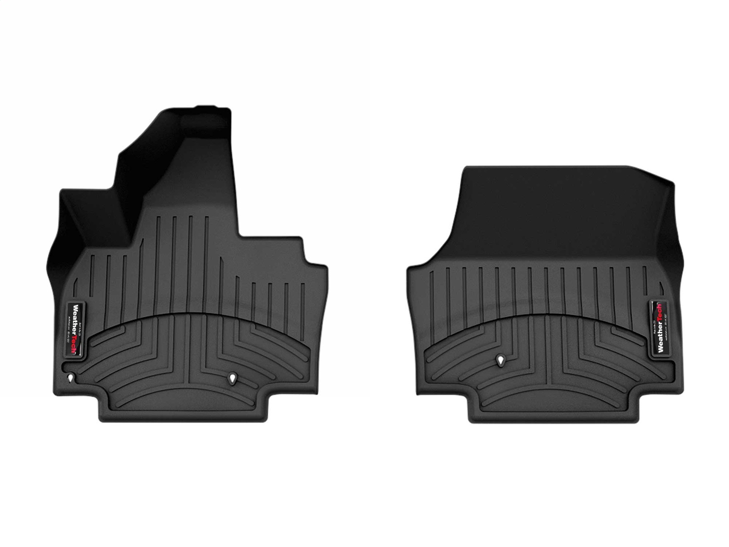 WeatherTech FloorLinerTM DigitalFit; Black; Front 4418601 thumbnail 0