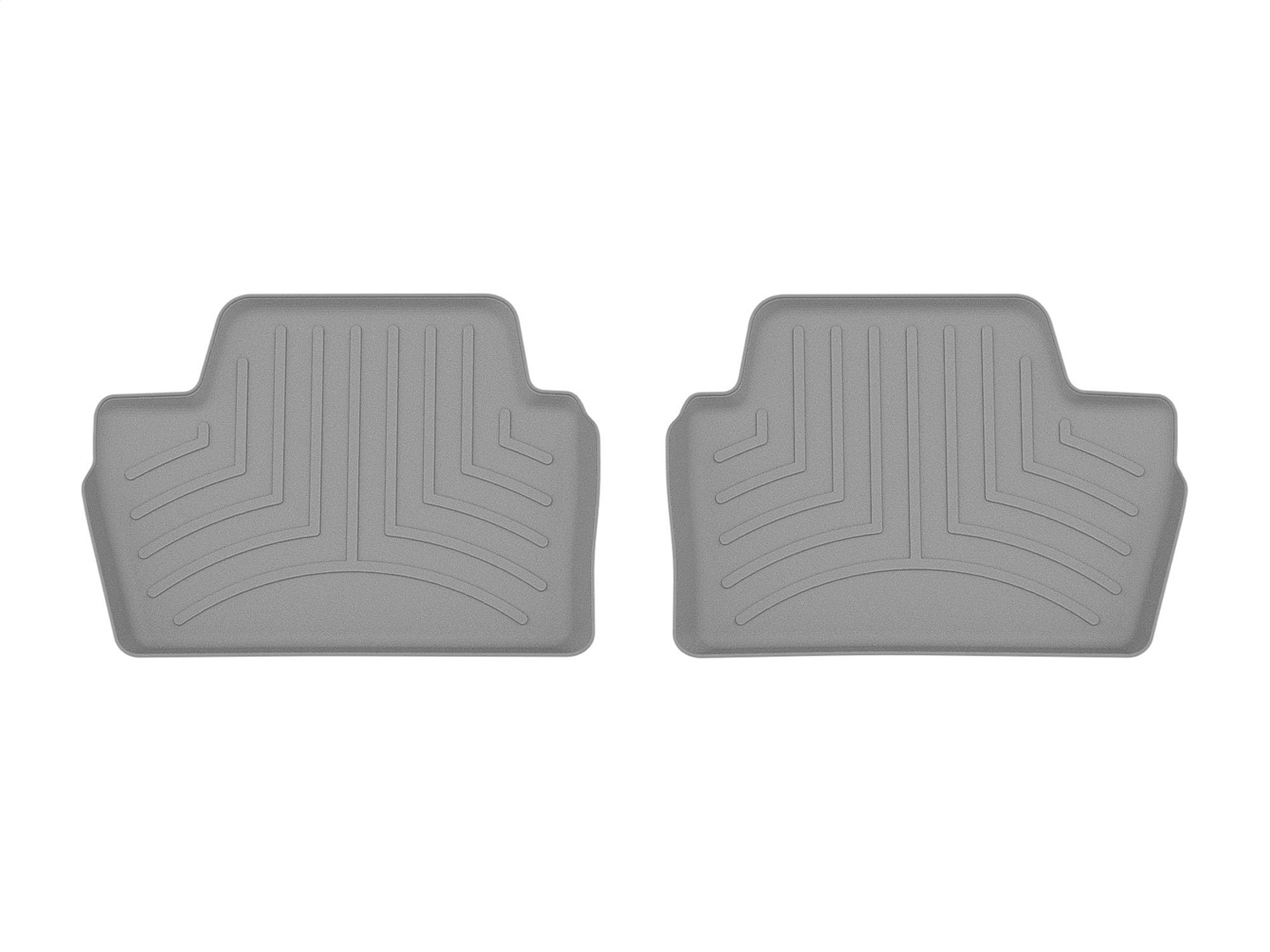 WeatherTech FloorLinerTM DigitalFit; Gray; Rear; 2 Piece 4617112 thumbnail 0
