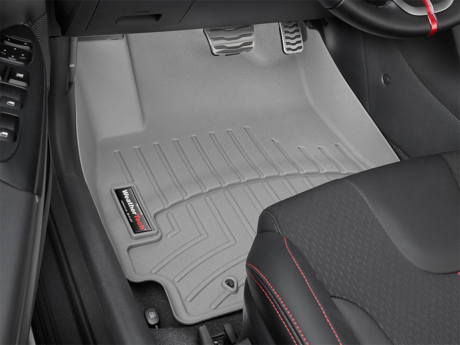 WeatherTech FloorLinerTM DigitalFit; Gray; Front 4613331 thumbnail 0