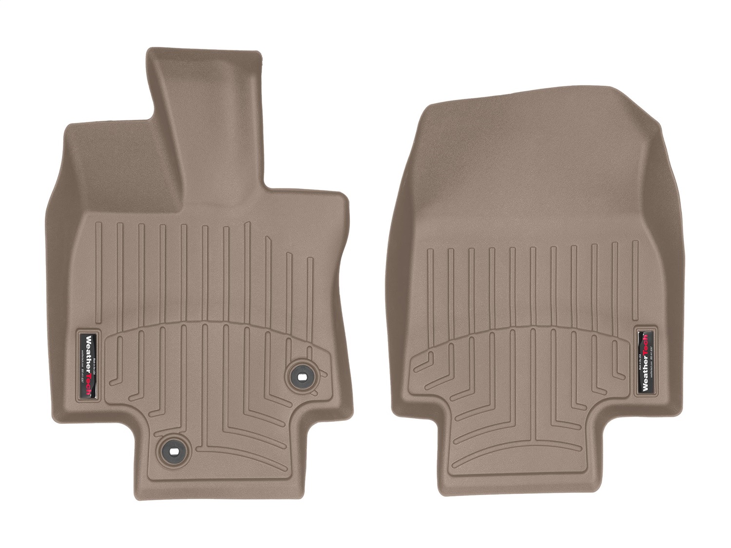 WeatherTech FloorLinerTM DigitalFit; Tan; Front 4516091 thumbnail 0