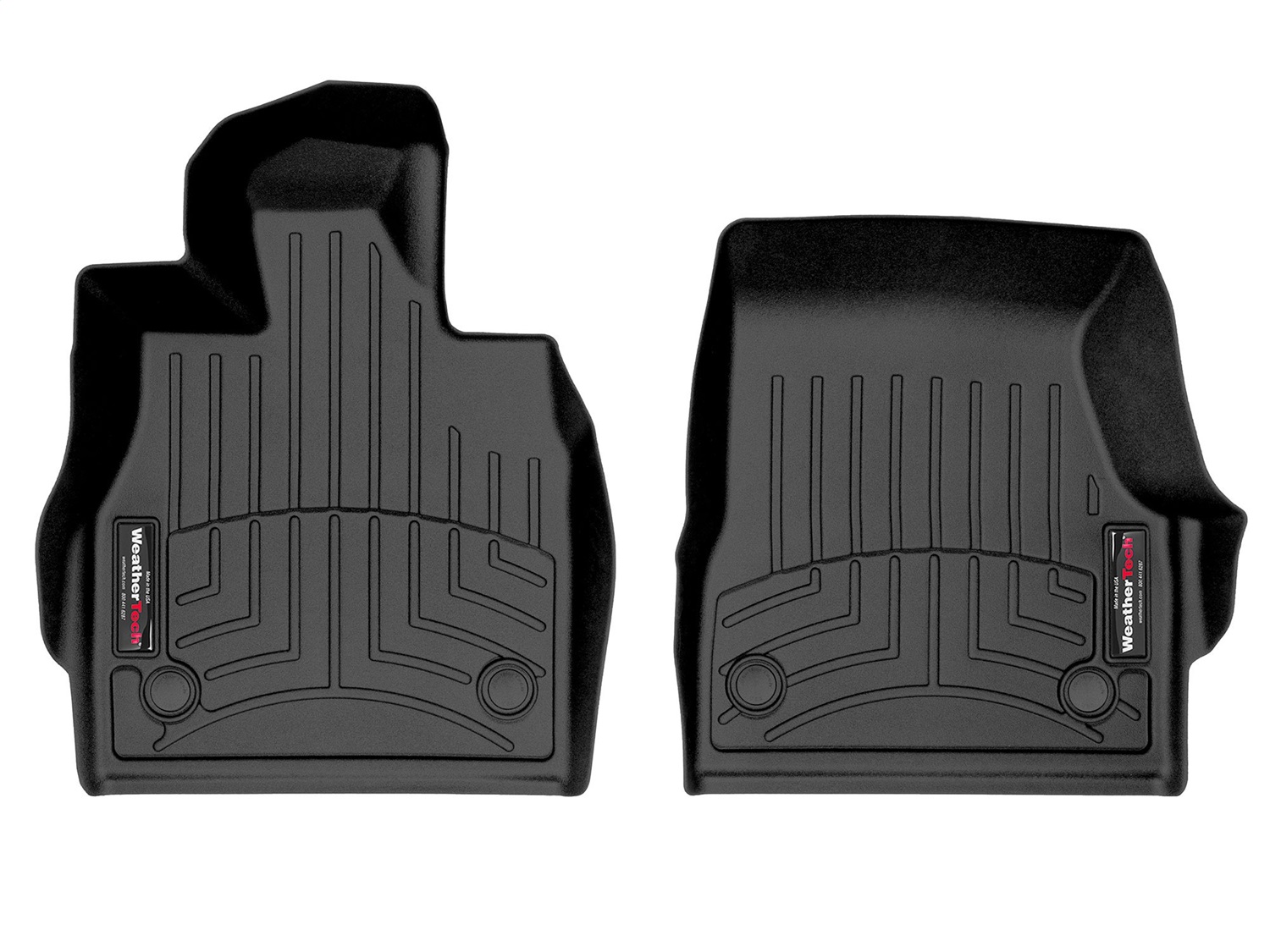 WeatherTech FloorLinerTM DigitalFit; Black; Front 4416841 thumbnail 0