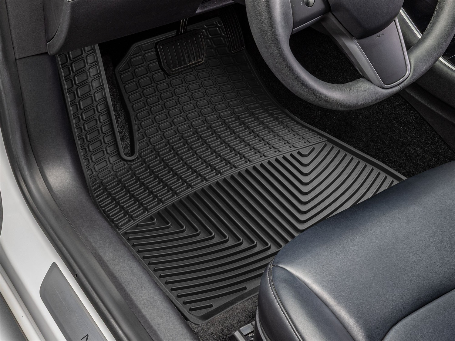 WeatherTech All Weather Floor Mats; Black; Front W645 thumbnail 0