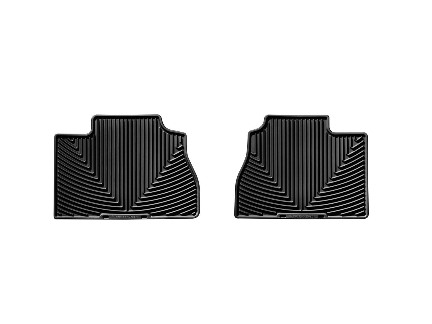 WeatherTech All Weather Floor Mats; Black; Rear W70 thumbnail 1