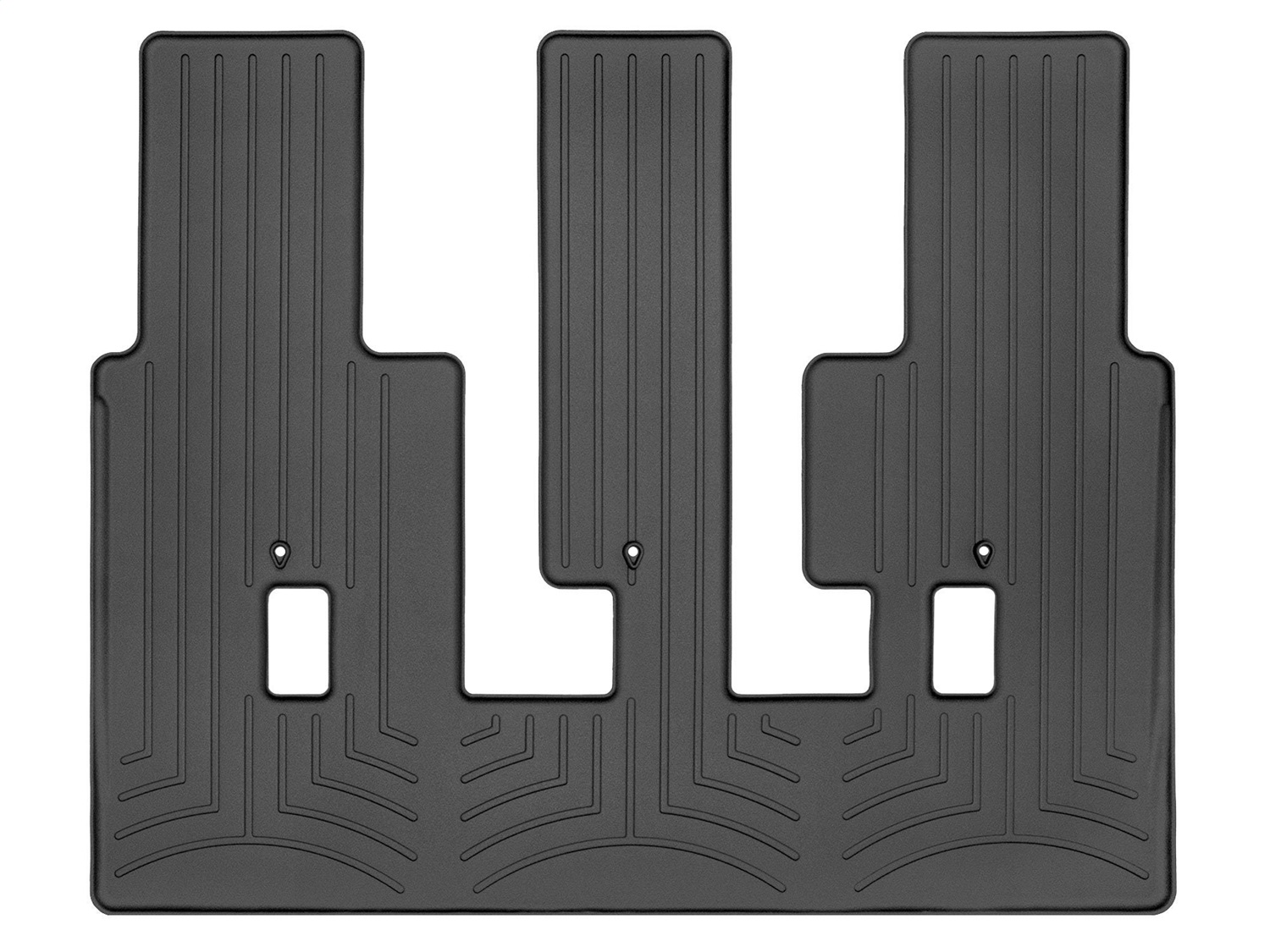 WeatherTech FloorLinerTM DigitalFit; Black; Third Row 4416725 thumbnail 0