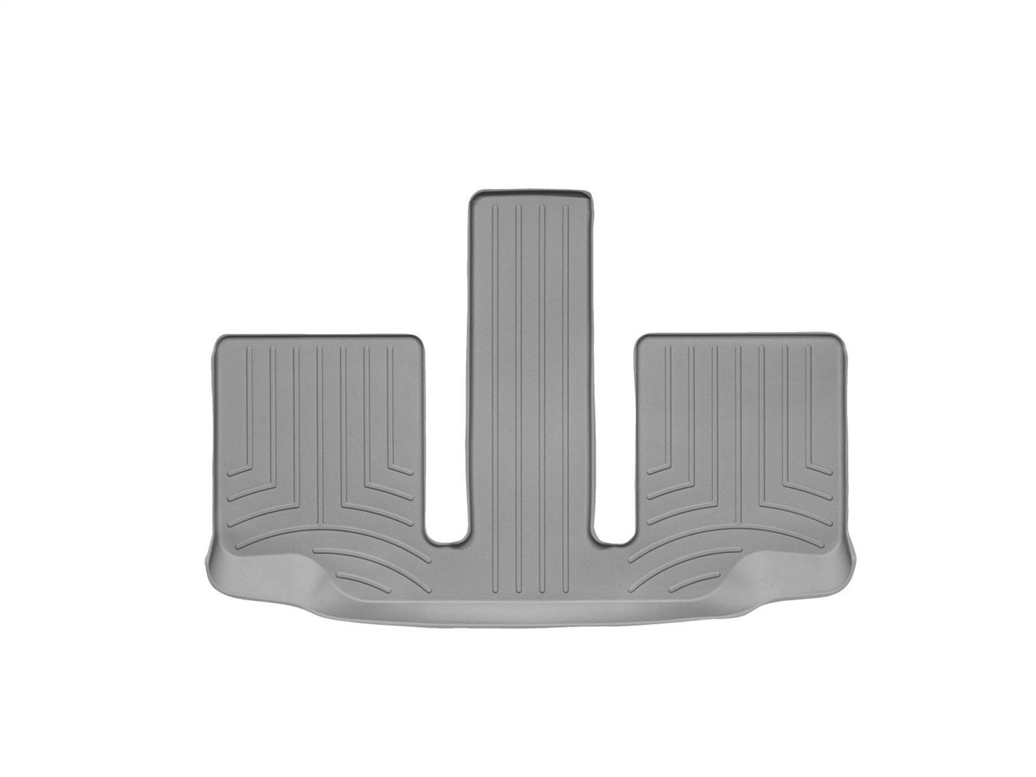 WeatherTech FloorLinerTM DigitalFit; Gray; Third Row 462743 thumbnail 1