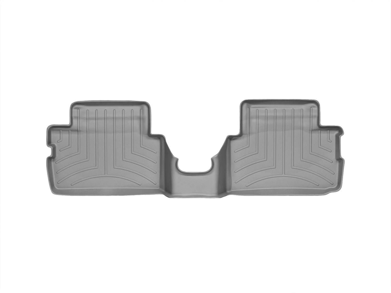 WeatherTech FloorLinerTM DigitalFit; Gray; Rear; 2 Piece 461363 thumbnail 0