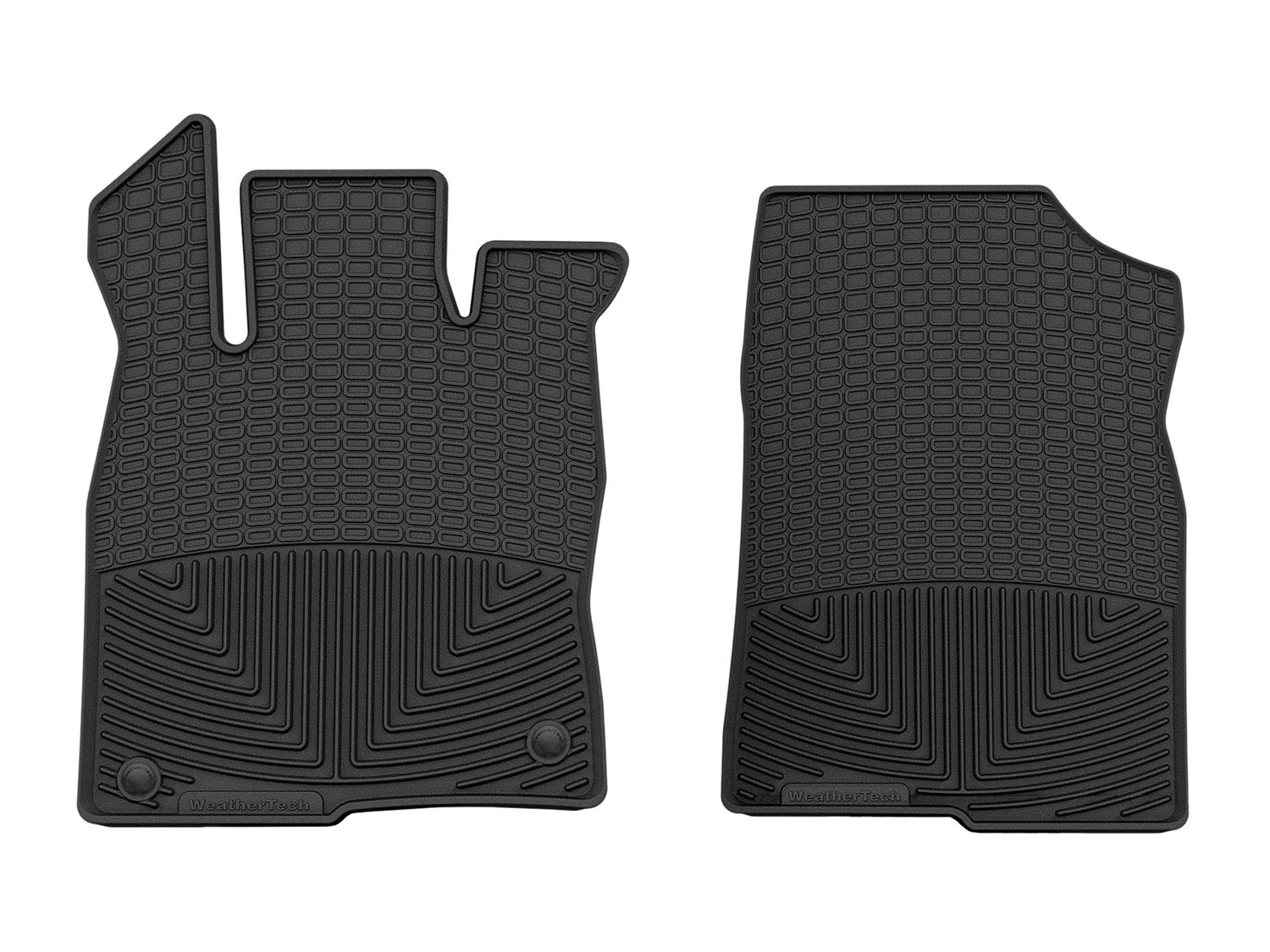 WeatherTech All Weather Floor Mats; Black; Front W593 thumbnail 0