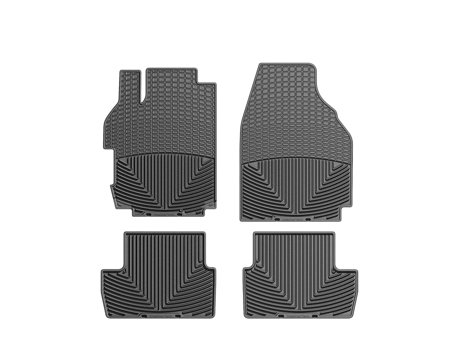 WeatherTech All Weather Floor Mats; Black; Front and Rear WTNB189210 thumbnail 0