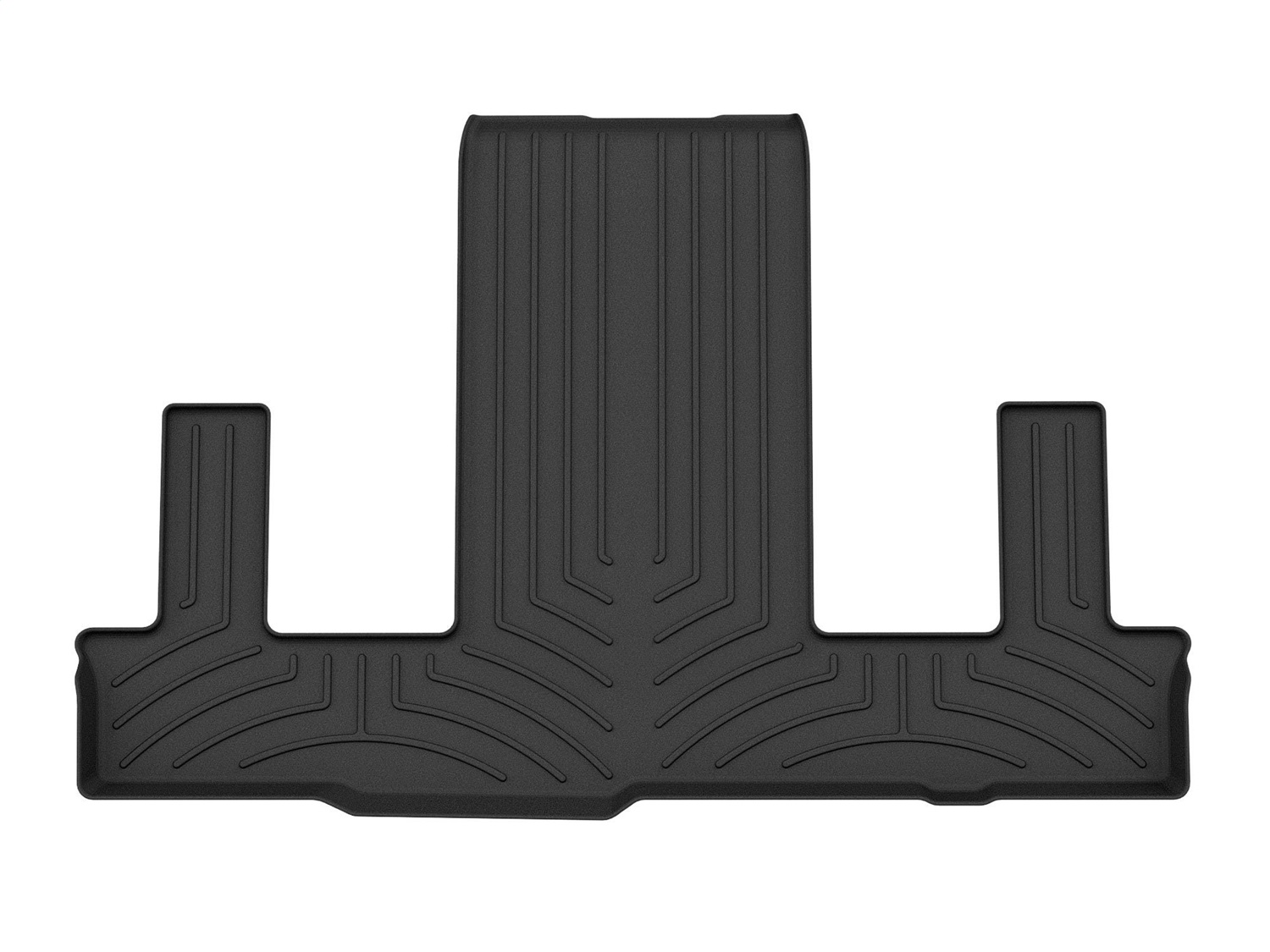 WeatherTech FloorLinerTM HP; Black; Third Row 4416323IM thumbnail 0
