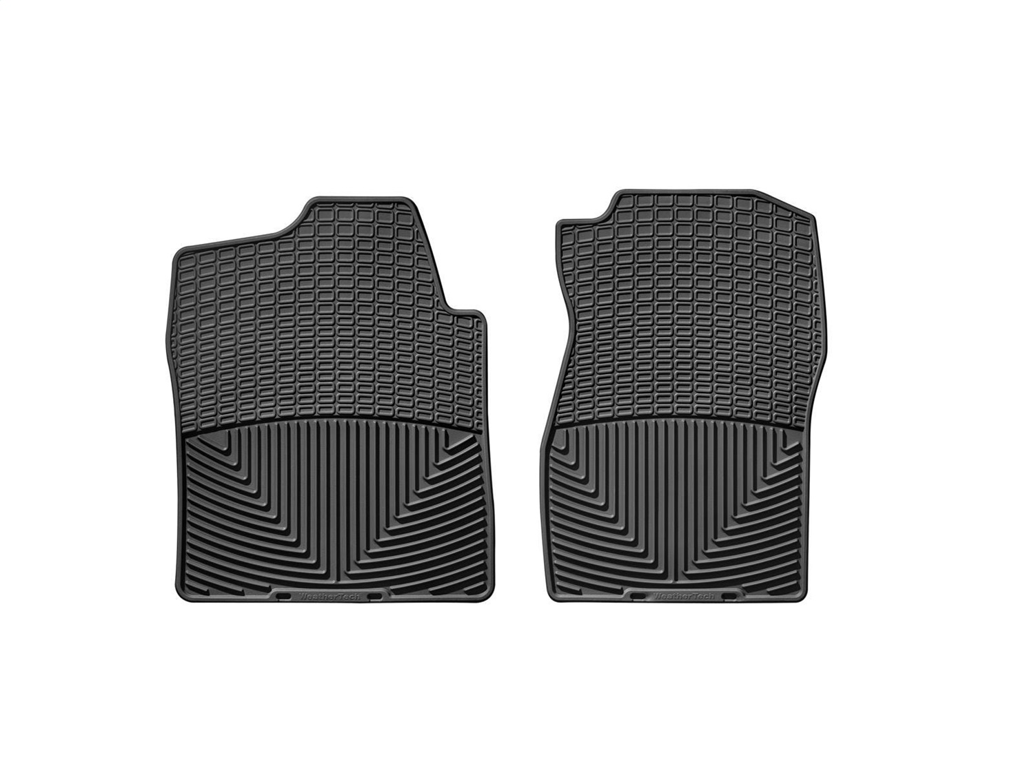 WeatherTech All Weather Floor Mats; Black; Front W72 thumbnail 1