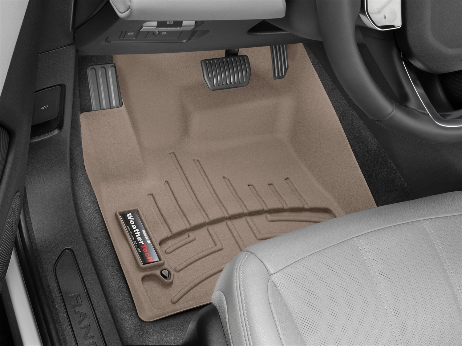 WeatherTech FloorLinerTM DigitalFit; Tan; Front 4515411 thumbnail 1