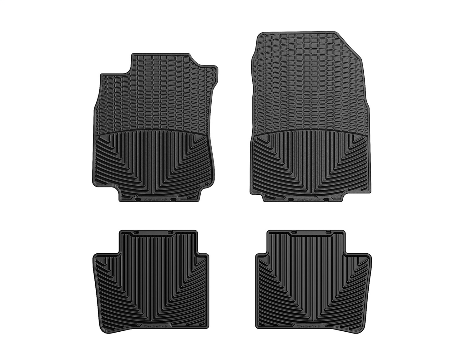 WeatherTech All Weather Floor Mats; Black; Front and Rear WTNB214215 thumbnail 0