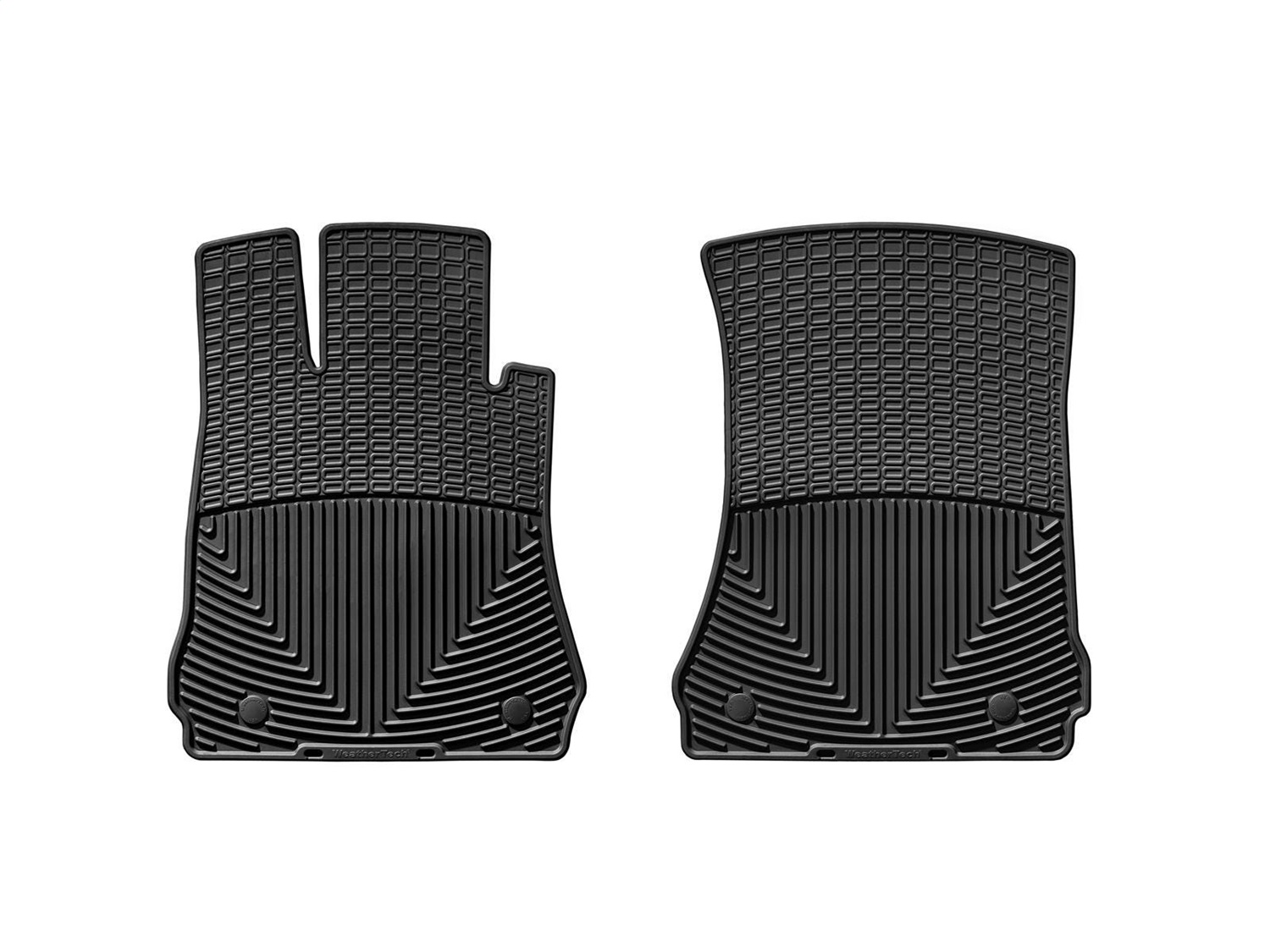 WeatherTech All Weather Floor Mats; Black; Front W73 thumbnail 1