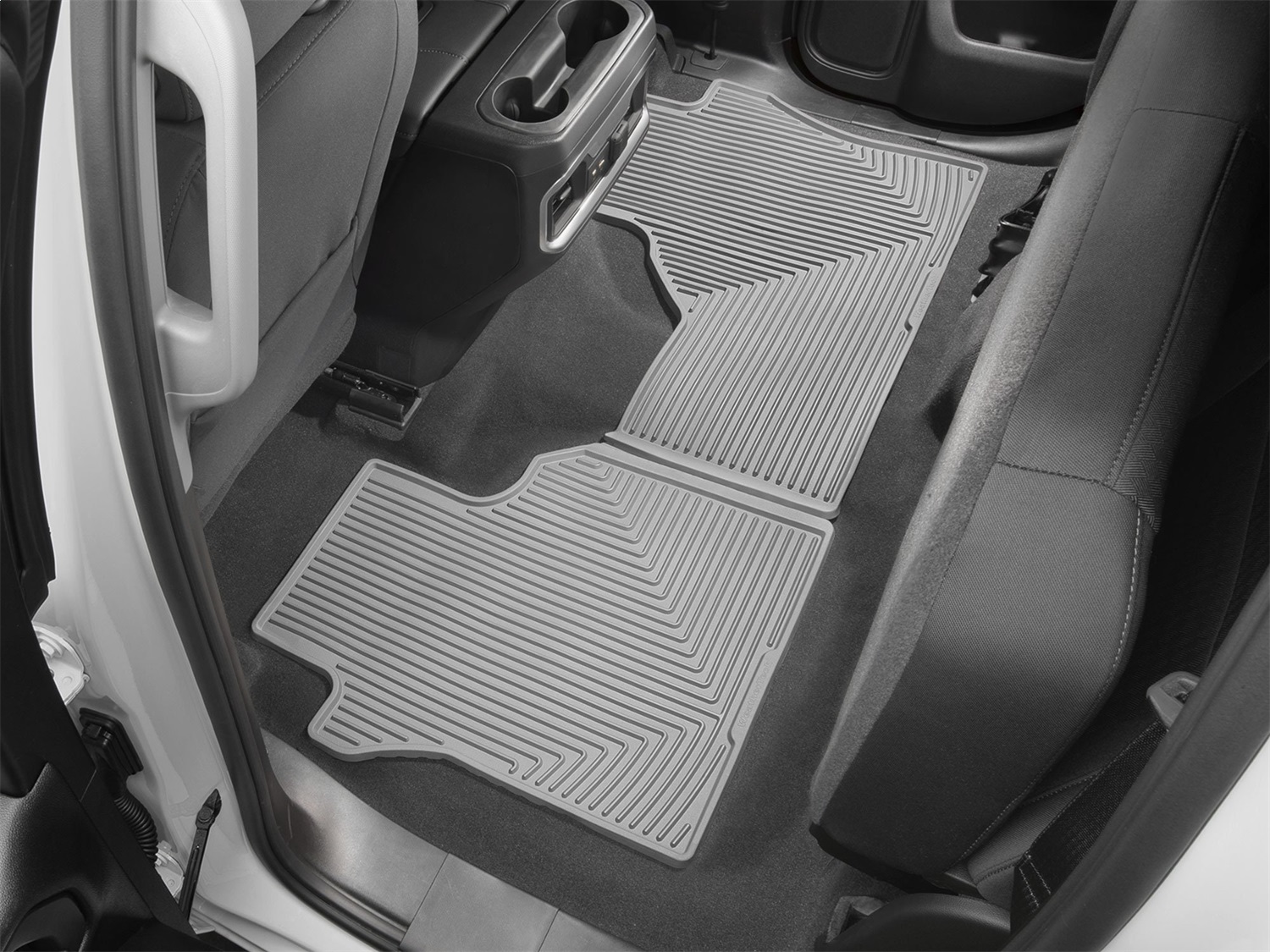 WeatherTech All Weather Floor Mats; Gray; Rear W490GR thumbnail 0