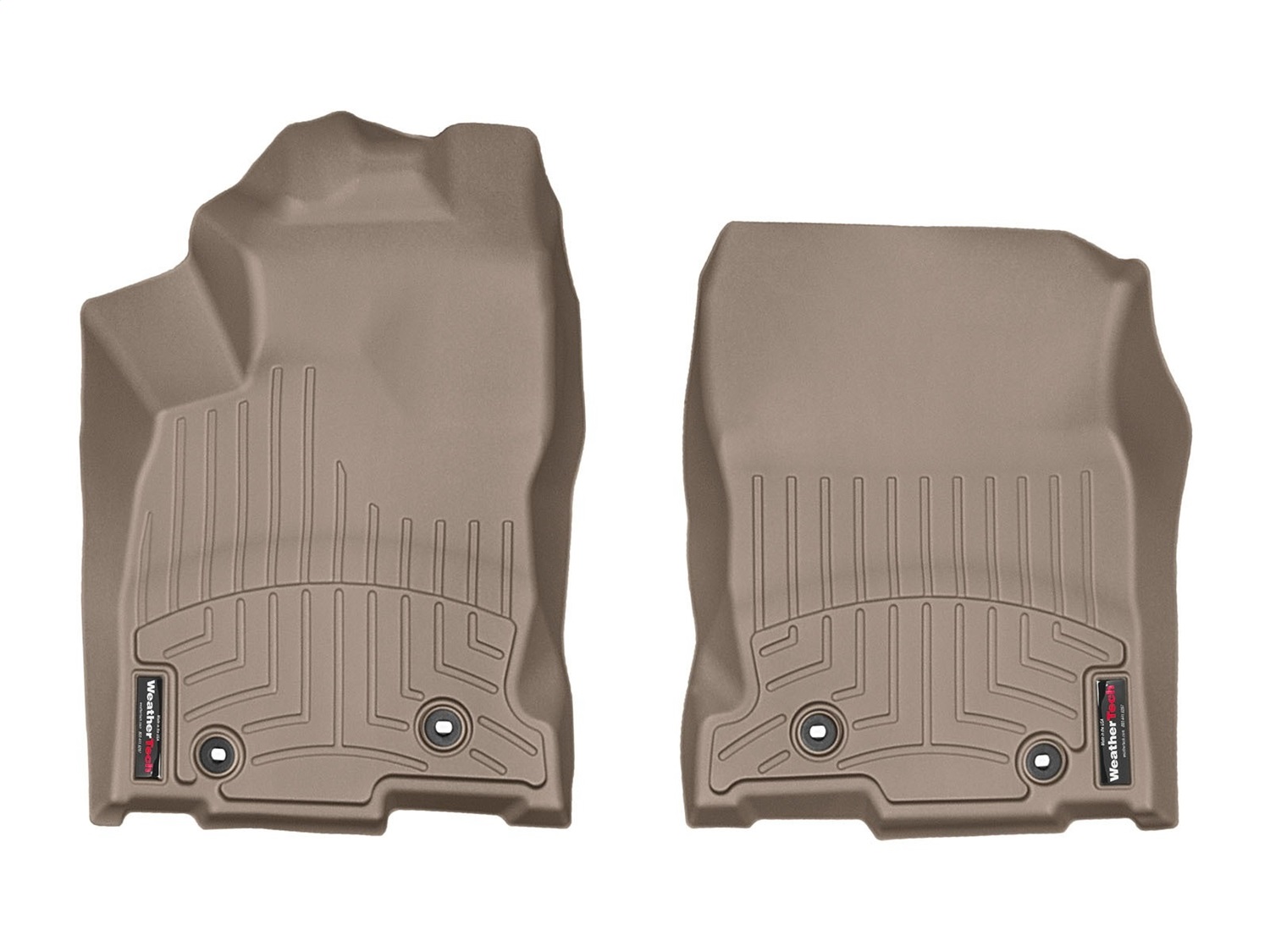 WeatherTech FloorLinerTM DigitalFit; Tan; Front 457491 thumbnail 0