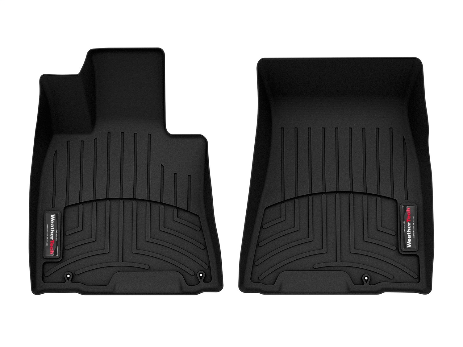 WeatherTech FloorLinerTM DigitalFit; Black; Front 4416971 thumbnail 0