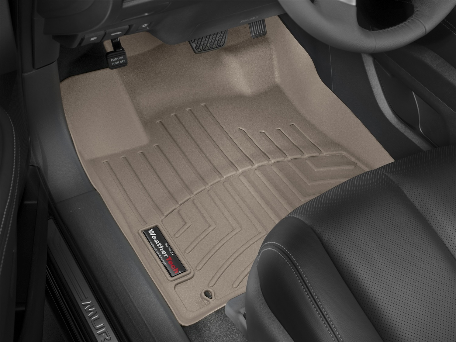 WeatherTech FloorLinerTM DigitalFit; Tan; Front 457561 thumbnail 0