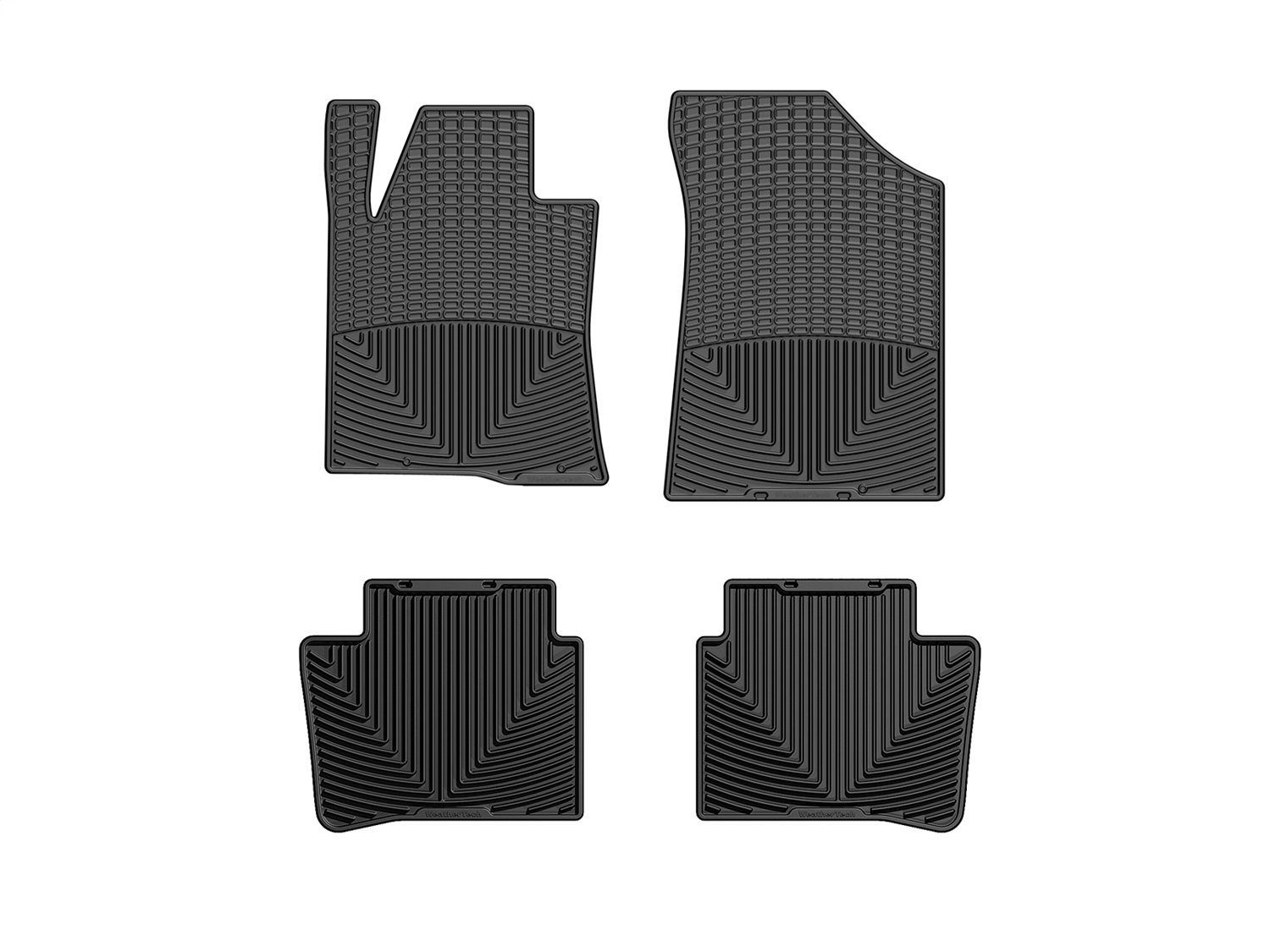 WeatherTech All Weather Floor Mats; Black; Front and Rear WTNB294215 thumbnail 0