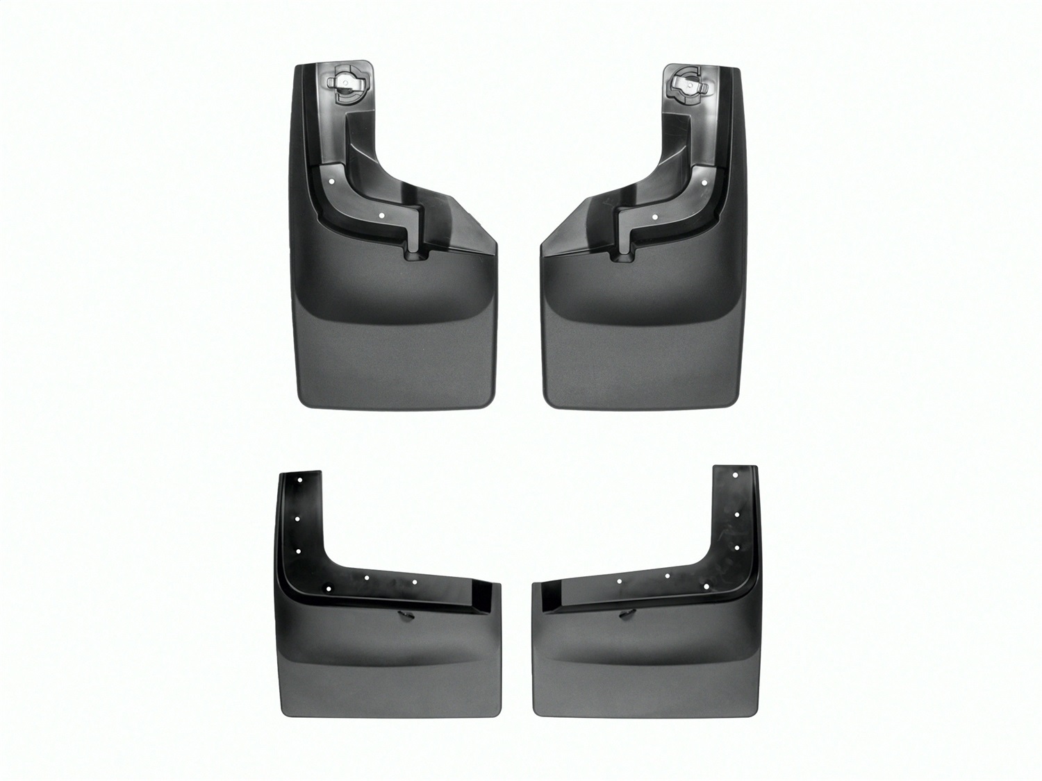 WeatherTech MudFlap No-Drill DigitalFit MudFlap Kit; Black 110065-120074 thumbnail 0