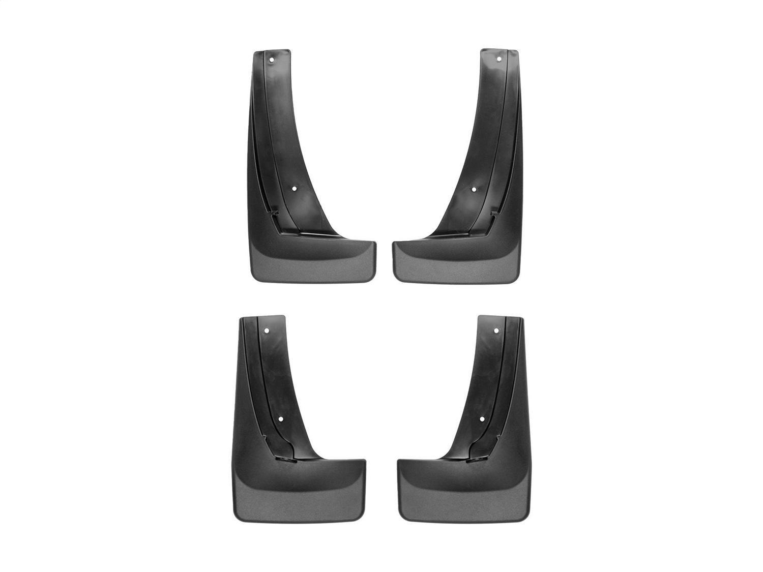 WeatherTech MudFlap No-Drill DigitalFit MudFlap Kit; Black 110067-120067 thumbnail 0