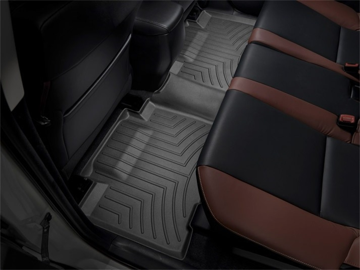 WeatherTech FloorLinerTM DigitalFit; Black; Rear 445102 thumbnail 0