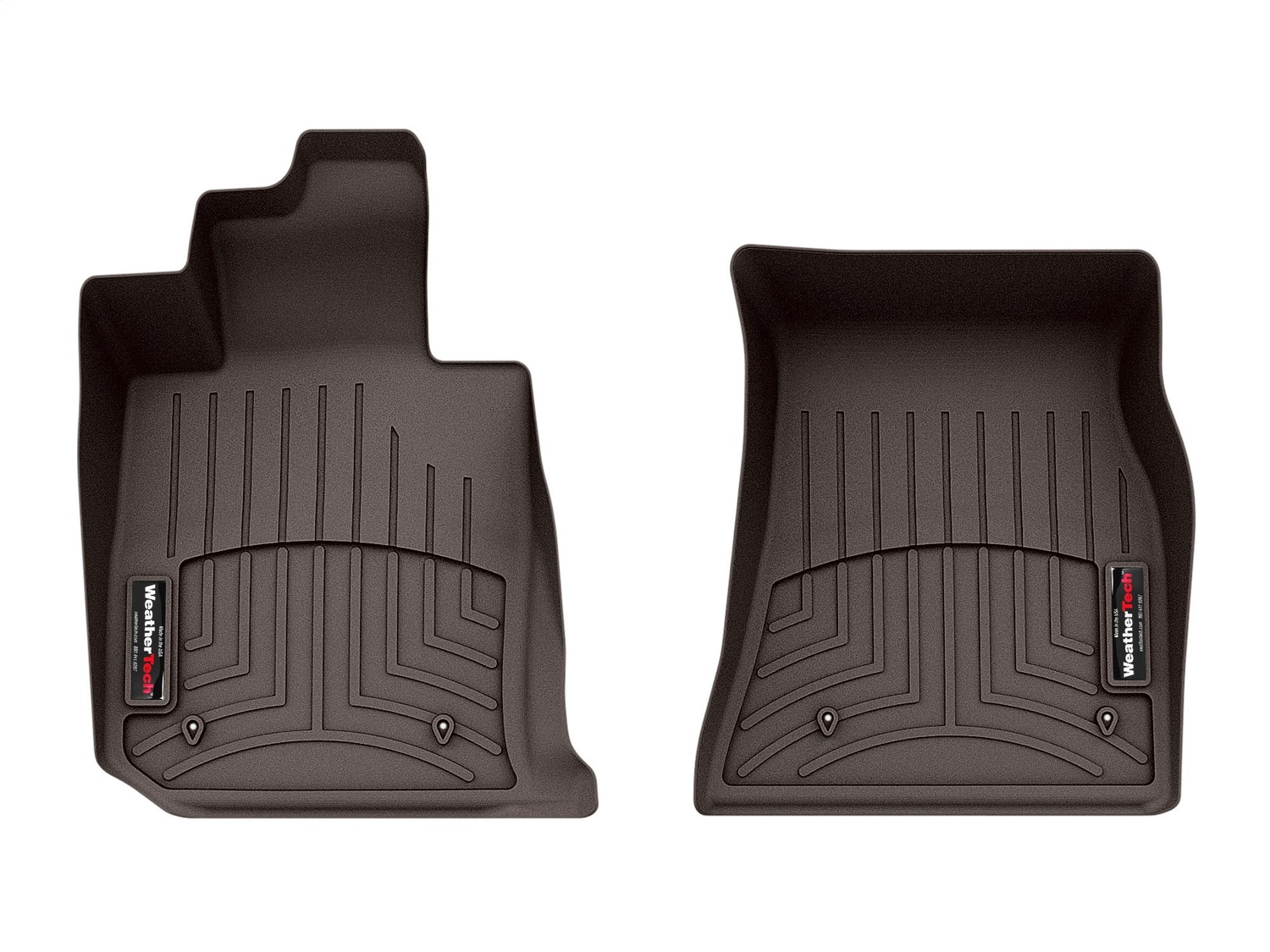 WeatherTech FloorLinerTM DigitalFit; Cocoa; Front 4717111 thumbnail 0