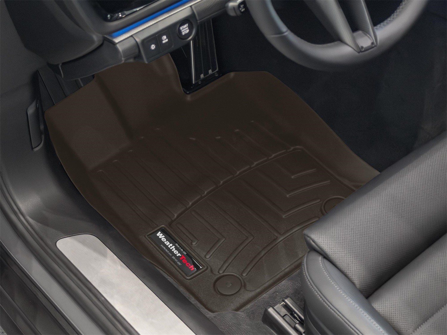 WeatherTech FloorLinerTM DigitalFit; Cocoa; Front 4719301 thumbnail 1