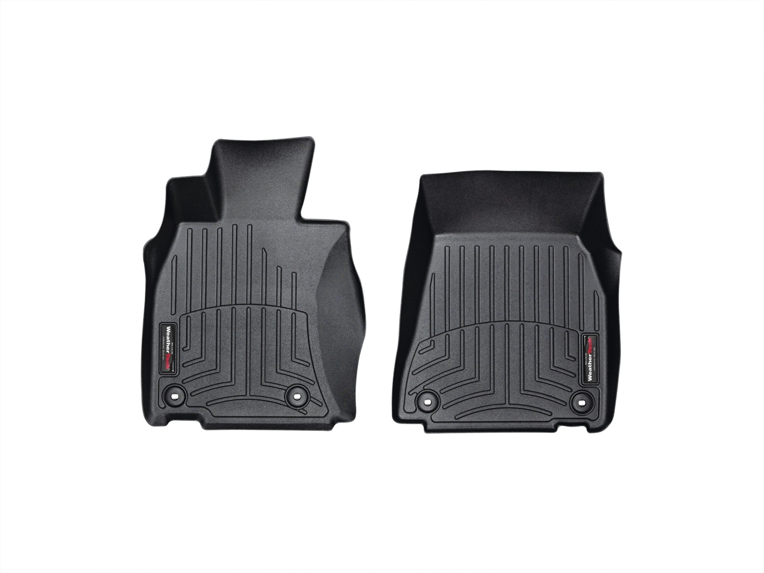 WeatherTech FloorLinerTM DigitalFit; Black; Front 445141 thumbnail 1