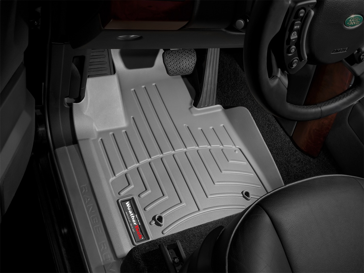 WeatherTech FloorLinerTM DigitalFit; Gray; Front 462911 thumbnail 1
