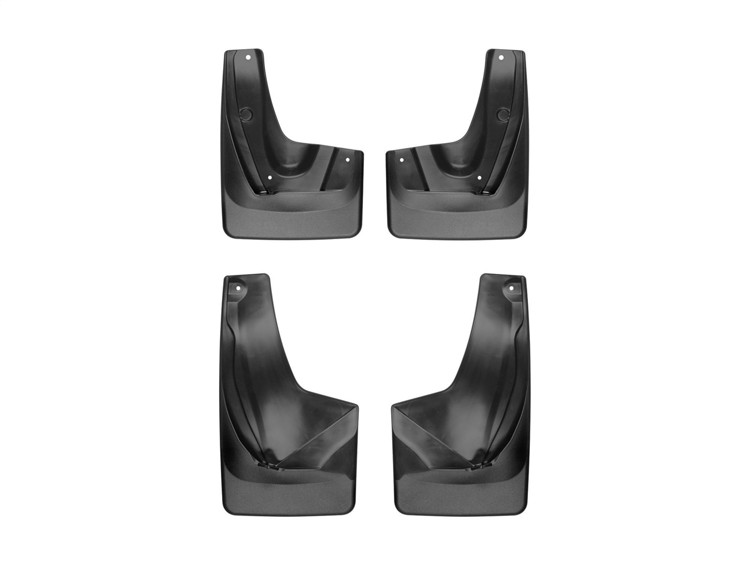 WeatherTech MudFlap No-Drill DigitalFit MudFlap Kit; Black 110083-120083 thumbnail 0