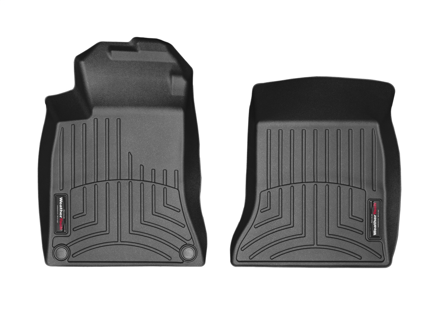 WeatherTech FloorLinerTM DigitalFit; Black; Front 445151 thumbnail 0