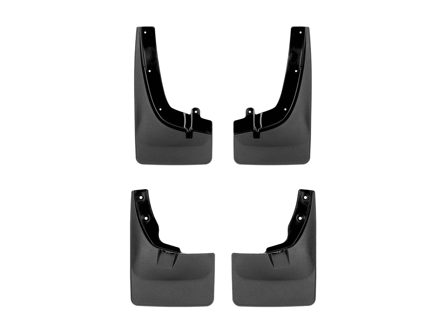 WeatherTech MudFlap No-Drill DigitalFit MudFlap Kit; Black 110156-120156 thumbnail 0