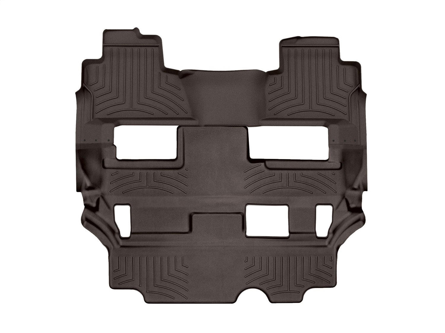 WeatherTech FloorLinerTM HP; Cocoa; Rear and Third Row 476076IM thumbnail 0