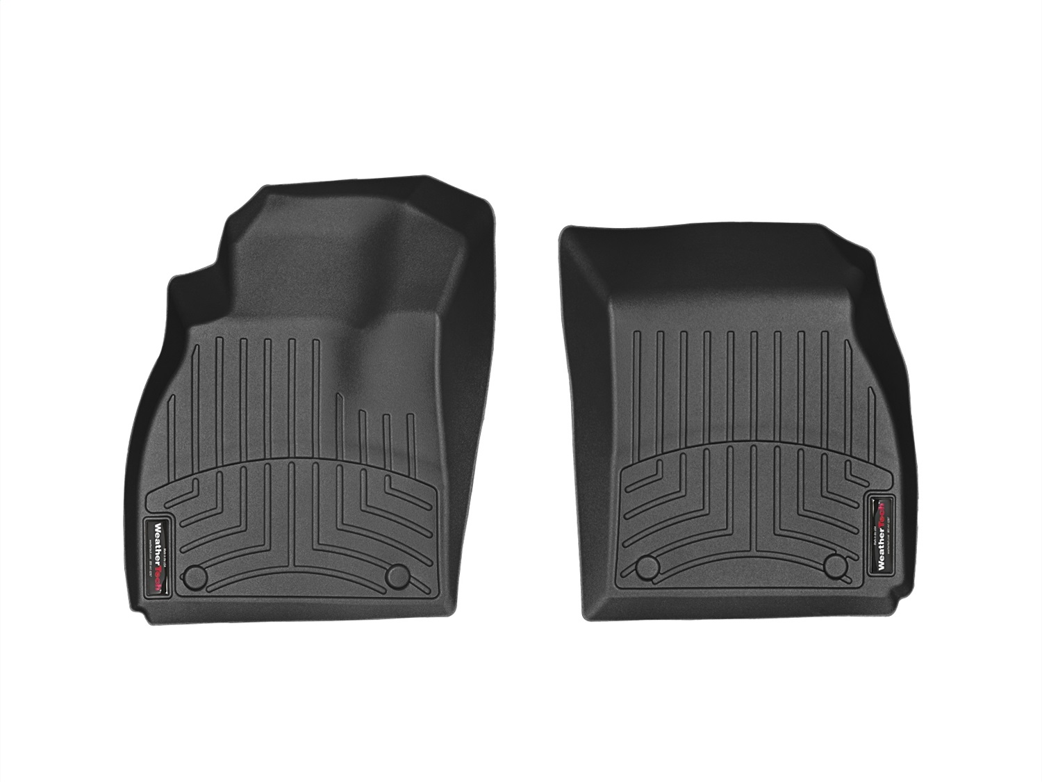 WeatherTech FloorLinerTM DigitalFit; Black; Front 445241 thumbnail 1