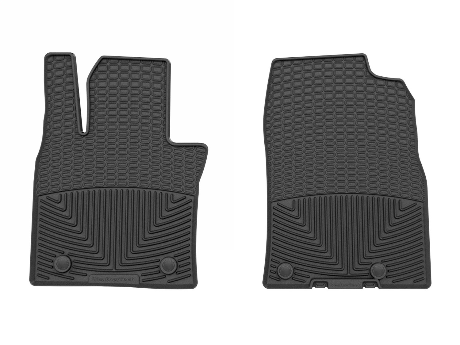 WeatherTech All Weather Floor Mats; Black: Front W629 thumbnail 0