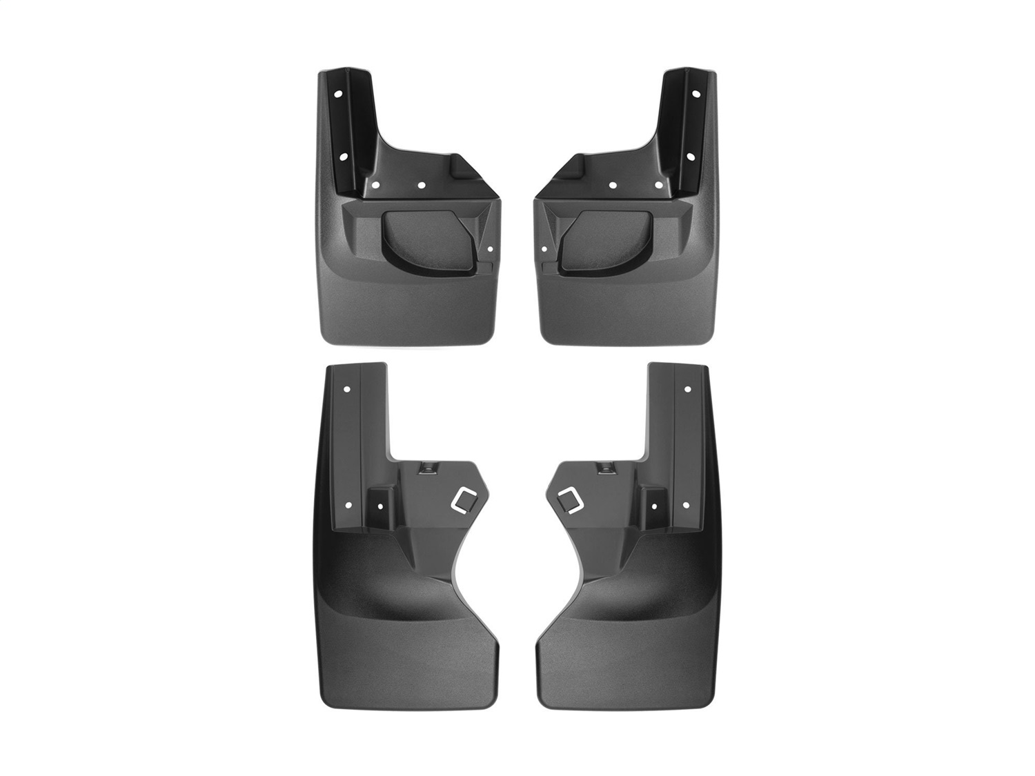 WeatherTech MudFlap No-Drill DigitalFit MudFlap Kit; Black 110097-120113 thumbnail 0