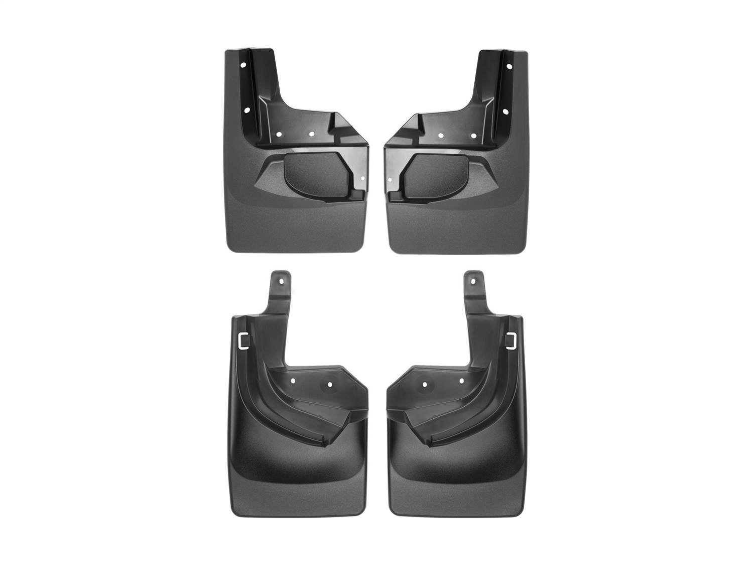 WeatherTech MudFlap No-Drill DigitalFit MudFlap Kit; Black 110100-120100 thumbnail 0
