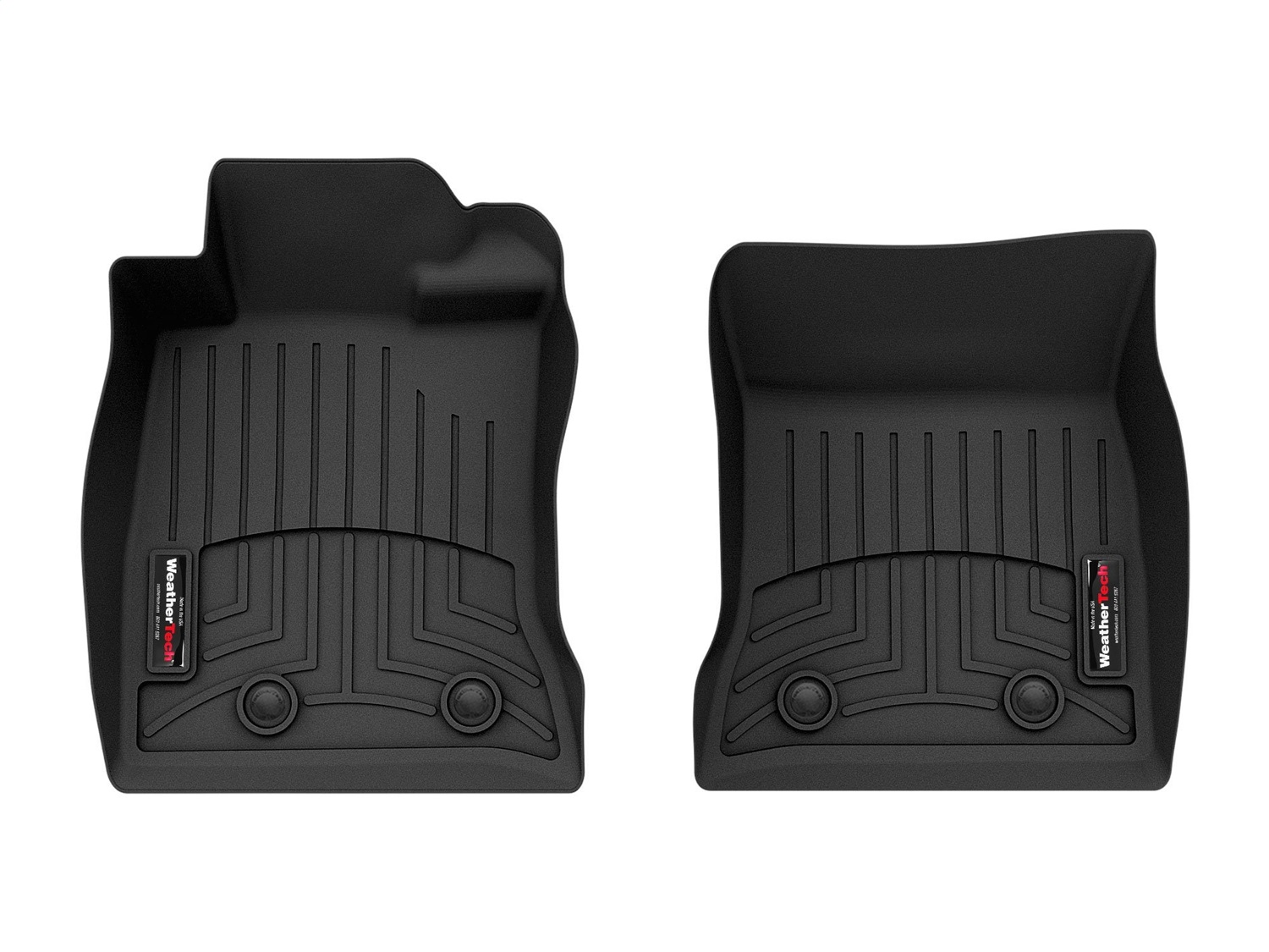 WeatherTech FloorLinerTM DigitalFit; Black; Front 4417141 thumbnail 0