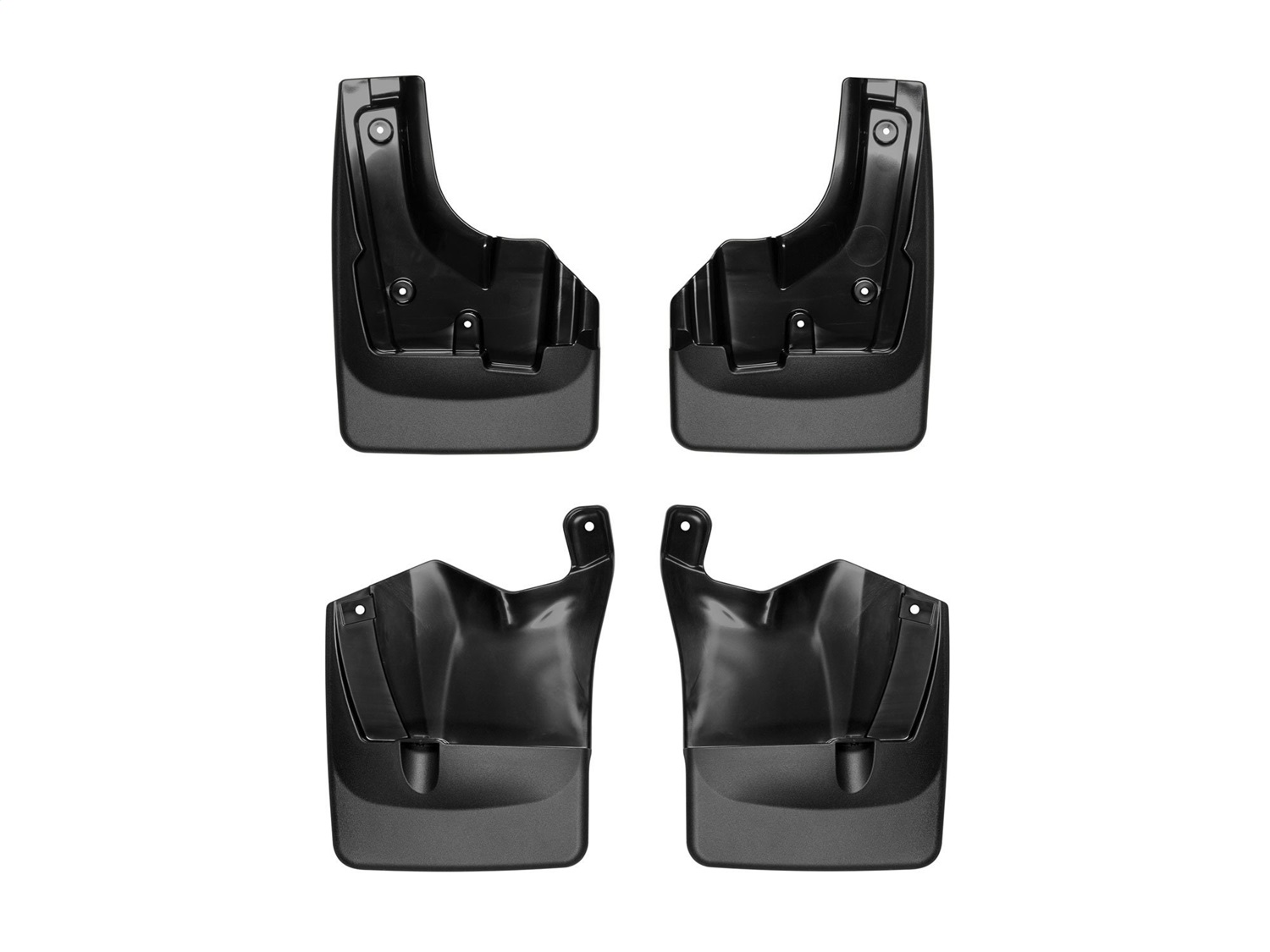 WeatherTech MudFlap No-Drill DigitalFit MudFlap Kit; Black 110101-120101 thumbnail 0