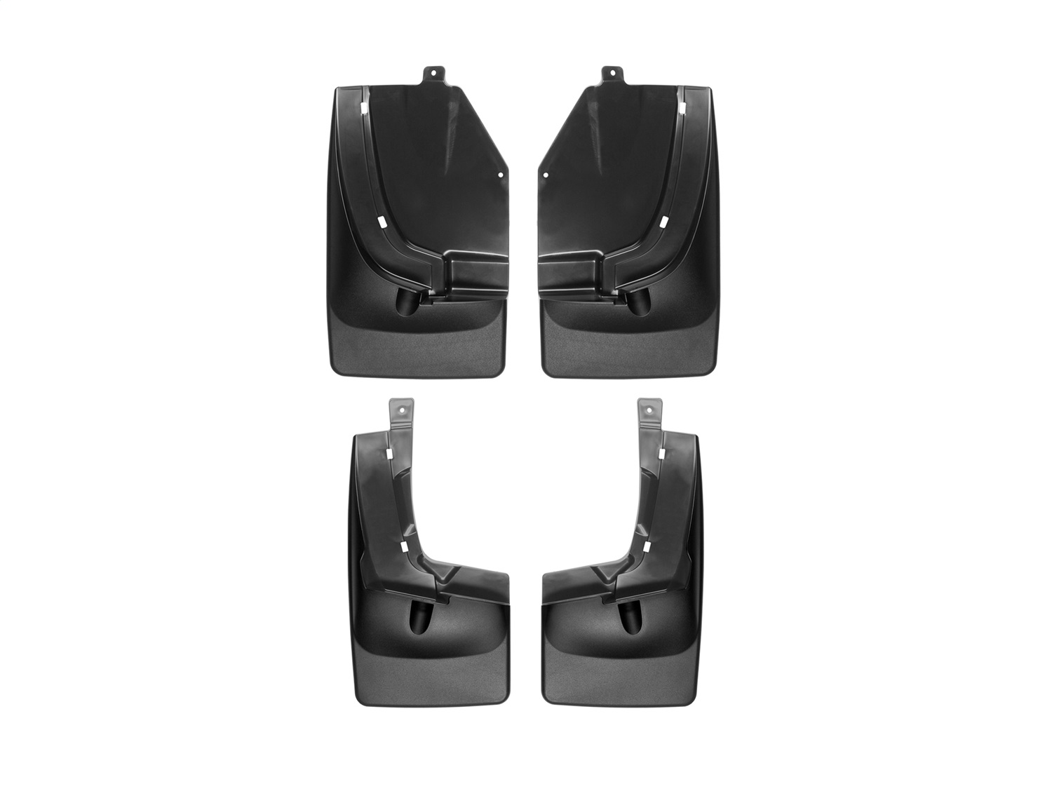 WeatherTech MudFlap No-Drill DigitalFit MudFlap Kit; Black 110106-120106 thumbnail 0