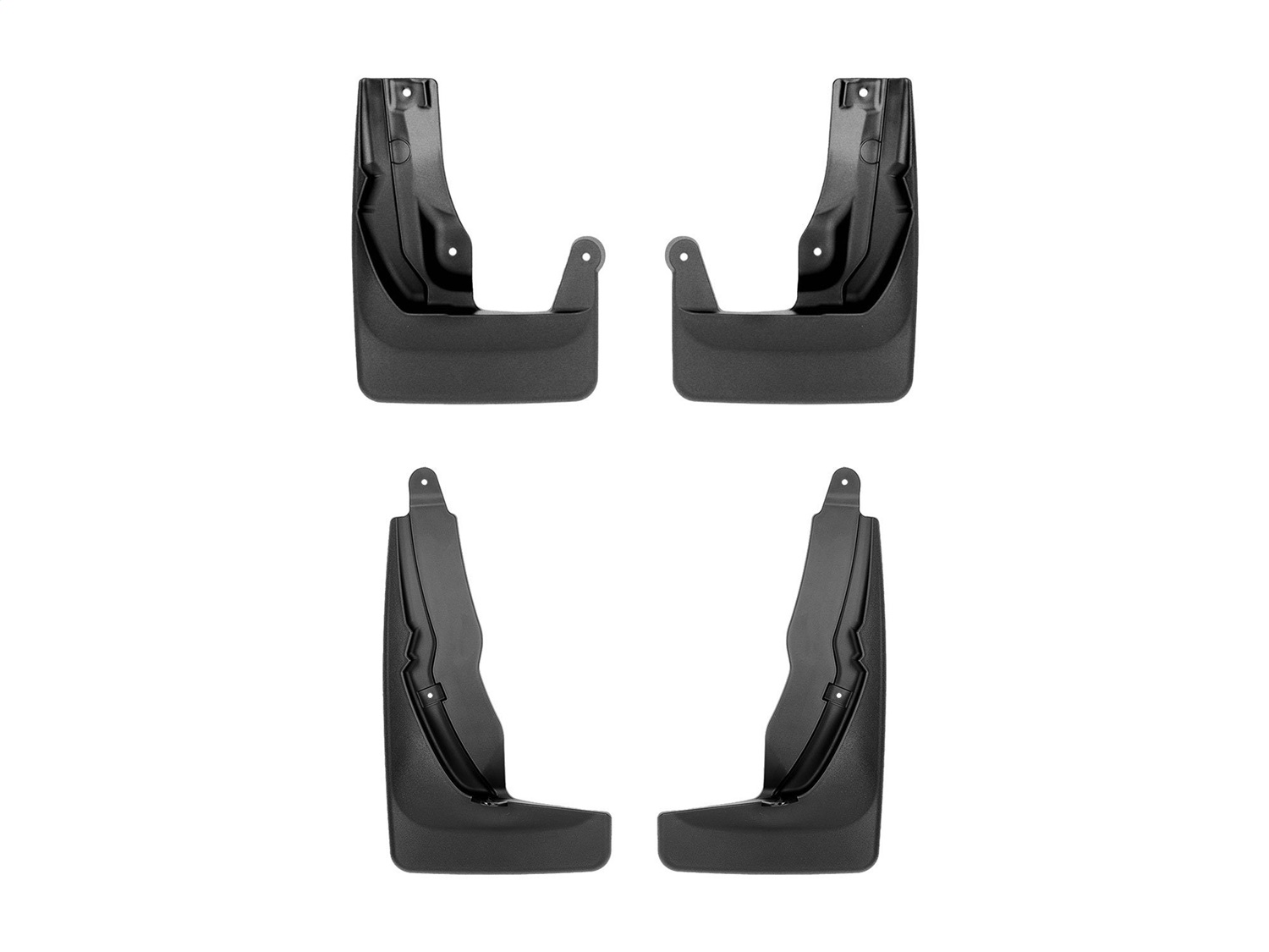 WeatherTech MudFlap No-Drill DigitalFit MudFlap Kit; Black 110160-120160 thumbnail 0