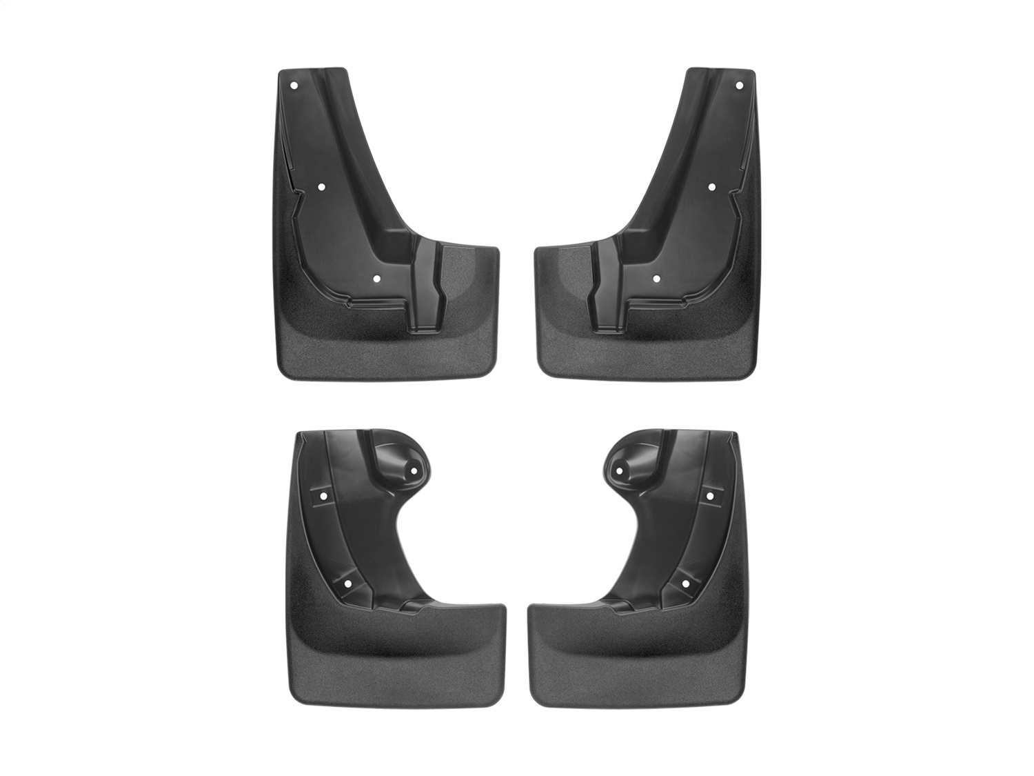 WeatherTech MudFlap No-Drill DigitalFit MudFlap Kit; Black 110107-120107 thumbnail 0