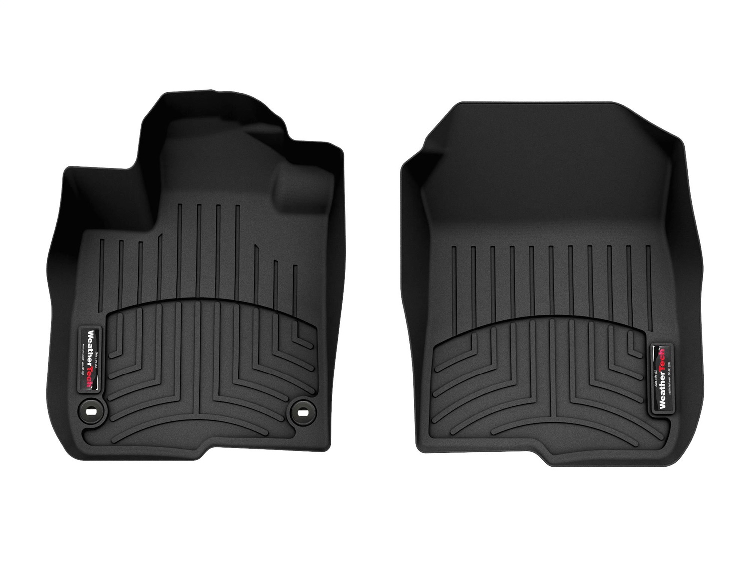 WeatherTech FloorLinerTM DigitalFit; Black; Front 4417461 thumbnail 0