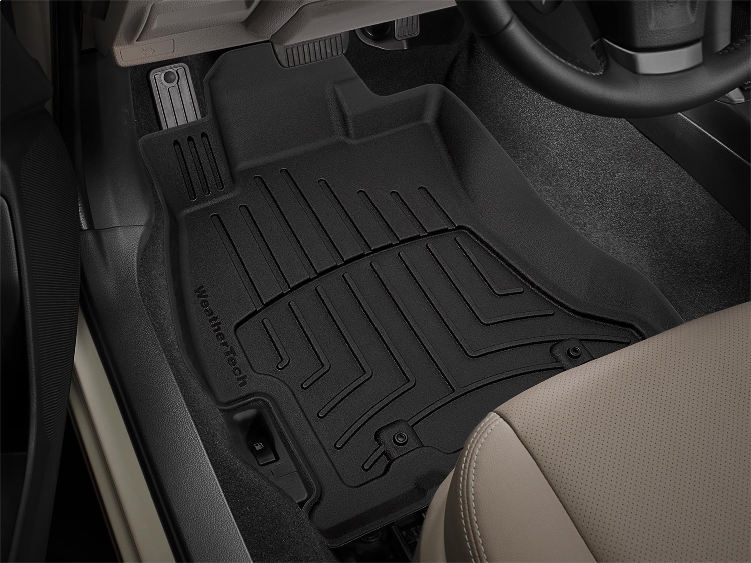 WeatherTech FloorLinerTM HP; Black; Front 445311IM thumbnail 1