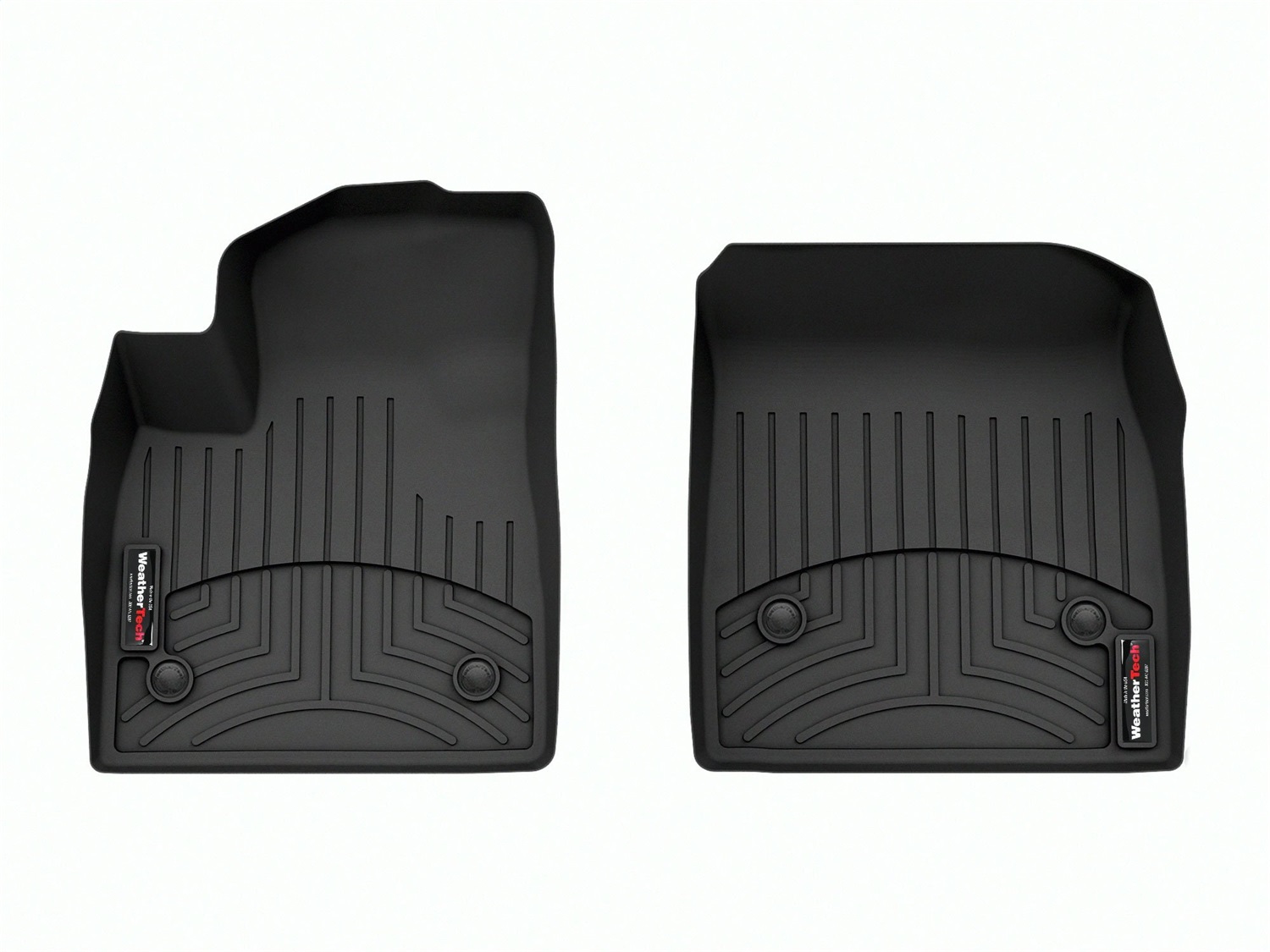 WeatherTech FloorLinerTM DigitalFit; Black; Front 4417891 thumbnail 0