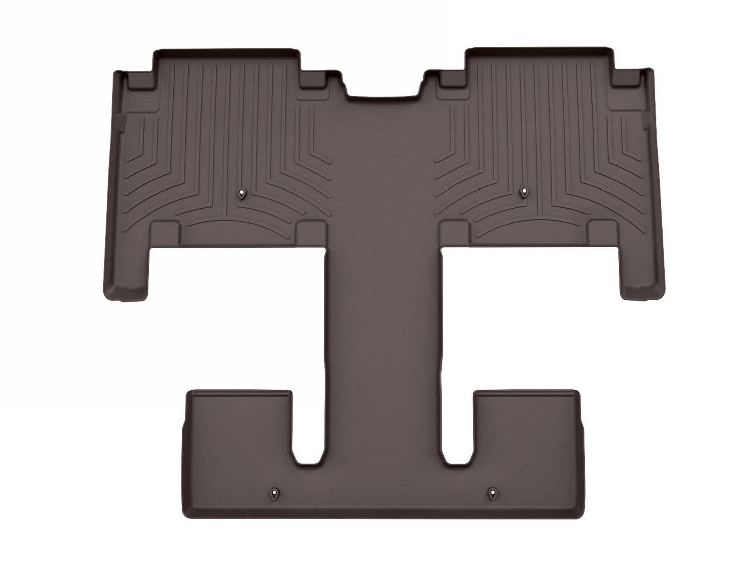 WeatherTech FloorLinerTM DigitalFit; Cocoa; Rear and Third Row 4718602 thumbnail 0